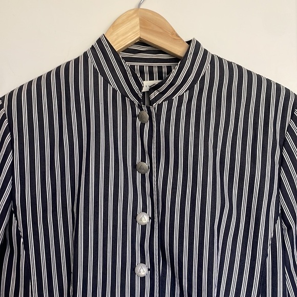 Witteveen Women’s Striped Front Button Lady Jacket Blue/White 40 (M) - Picture 2 of 7